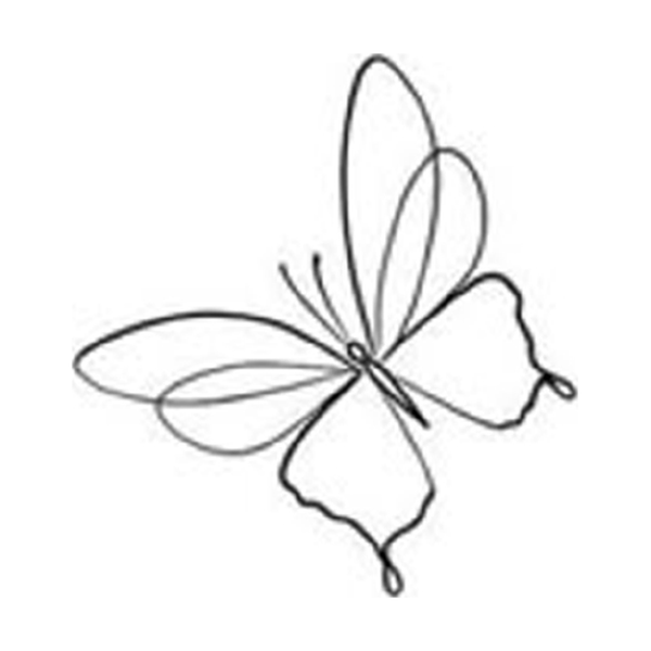 Butterfly tattoo flash design 22 — Apollo Tattoo Studio