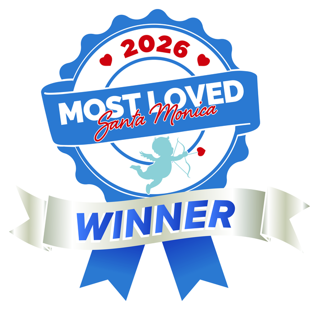 Santa Monica's Most Loved 2026 Winner award badge — Apollo Tattoo & Piercing Studio
