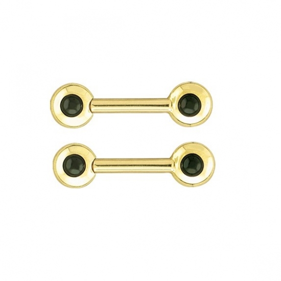 Pin with Saucer - 4mm - 1.75mm Gem