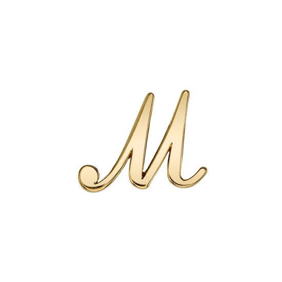Pin with Script Letter A - 6mm