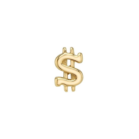 Pin with Small Dollar Symbol - 4.5x3mm