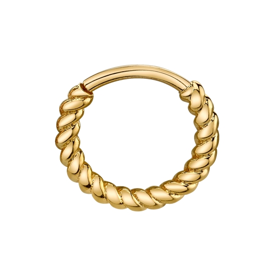 Desiree - Braided Ring with Hinge Closure