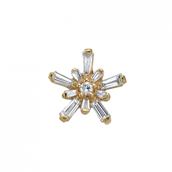 Threaded End with Jack Game Piece - 6mm