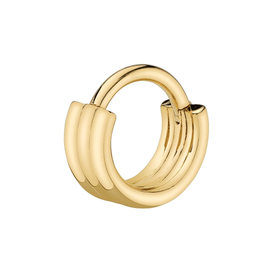Threaded End with Kendall Live to Tell - Back Threaded 16GA 5/16in Curved Bar and 1mm Cable Chain with 6.5mm Live to Tell Charm - Chain Attached to Each End with approx. 7mm Drop - Live to Tell Charm Free to Move on Chain