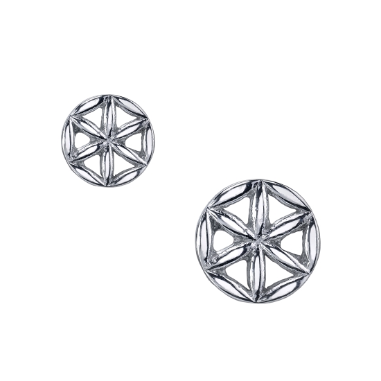 Pin with Flower of Life - 4mm