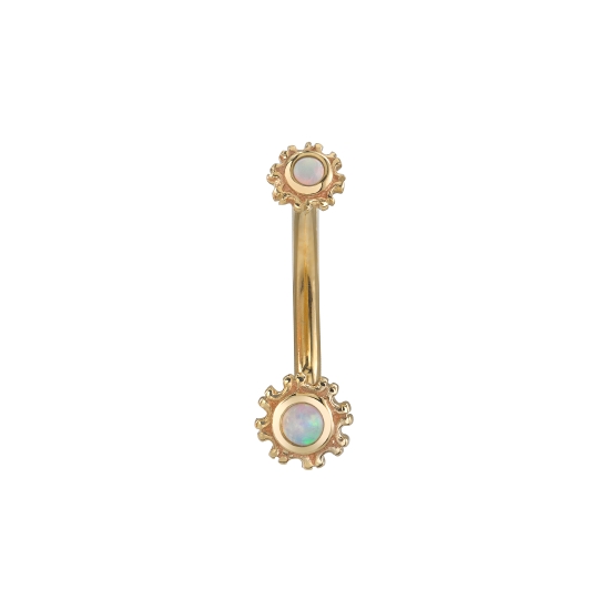 Pin with Firenze - 4.5mm - 2mm Bezel in Center