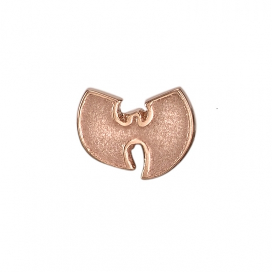 Pin with Wu-Tang Clan Logo - 5mm - Raised Edges & Sandblasted Hollows