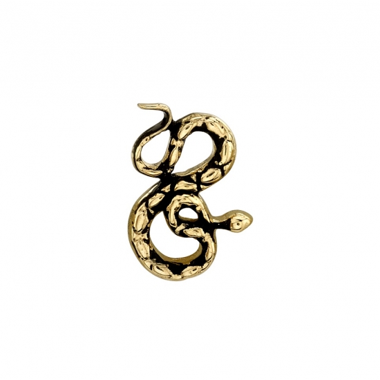 Threaded End with Coiled Snake - 9mm