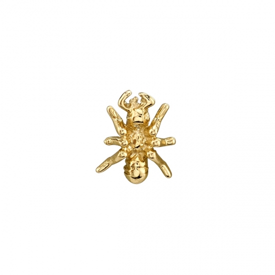 Pin with Realistic Ant - 6mm - BLACK RHODIUM