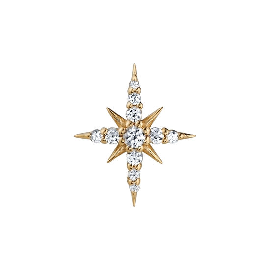 Threaded End - Lady Katya - 11x8mm - 1.75mm Center, 4x 1.25mm Surrounding, 4x 1mm Surrounding and 2x .8mm Edges