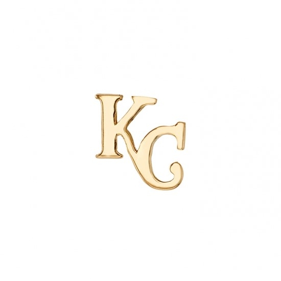 Pin with KC Logo - 5.5mm - BLACK RHODIUM