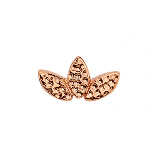 Charm with Flat Marquise Fan - 6x4mm - Jump Ring to Attach to Navel Facing Ring - Jump Ring Attached to Outer Marquise, POINTS SIDE