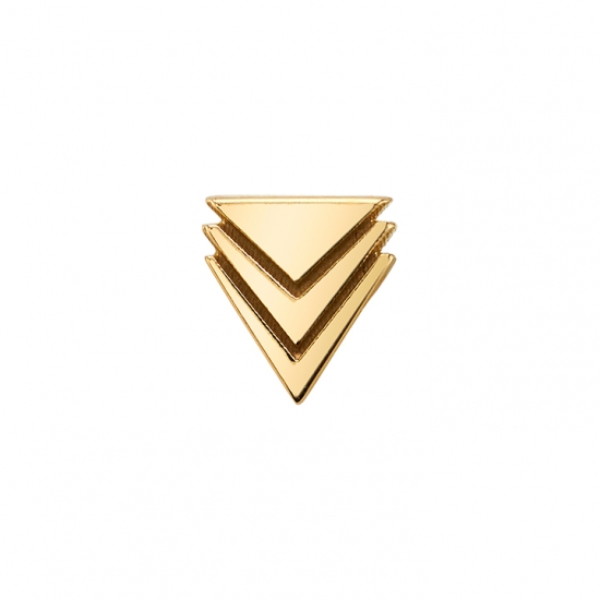 Pin - Adriel - 5mm - 3 Triangles with Recessed Lines