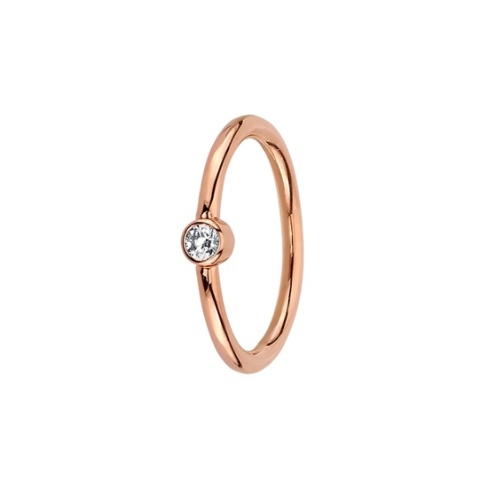 Fixed Ring with Open Back Round Bezel - 2mm