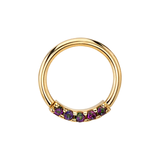 5 Gem Blaze - Fixed Ring with 5x 1.5mm Prong Set Gems - PRONGS AS PART OF THE RING