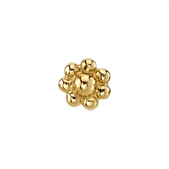 Pin with 7 Bead Flower Cluster - 4mm - 1.25mm Gem