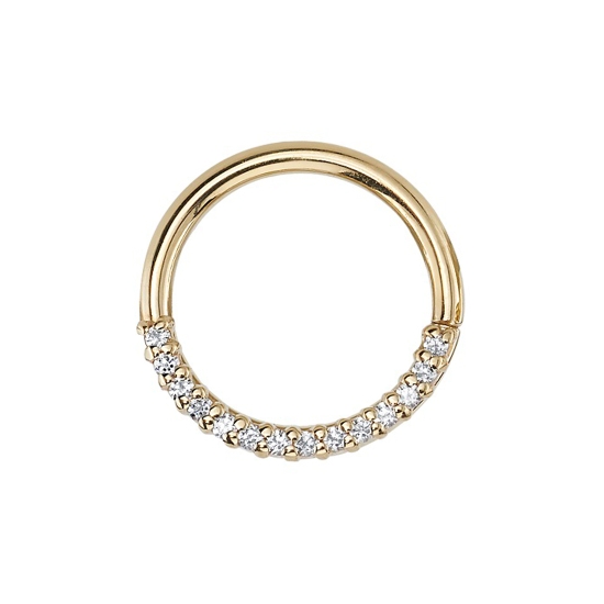 Pin with Millgrain Bezel - 5.5mm - 2mm Gem
