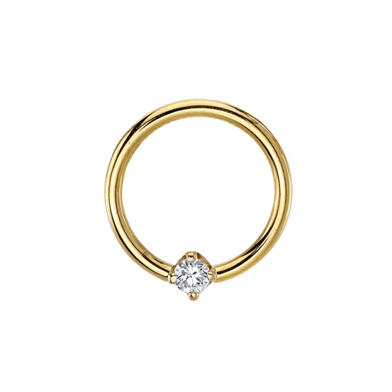 Round Prong Ring - 2.5mm Gem
