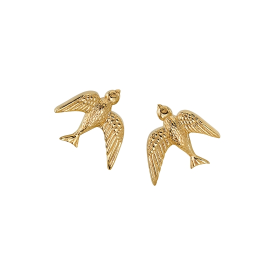 Threaded End - Capistrano - Swallow - 9.5x8.5mm - Right Facing with Small Wing on Top