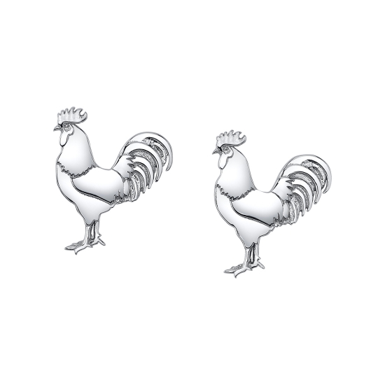 Threaded End with Realistic Rooster - 12mm
