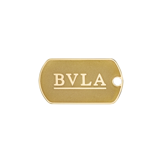 Necklace - 40x22mm Large BVLA Logo Dog Tag - Raised Outline and BVLA Logo with Sandblasted Hollows - Attached to 24in 1.5mm Bead Chain by 18GA Jump Ring - Lobster Claw Closure - 6x2mm BVLA Logo Tag Attached to Clasp