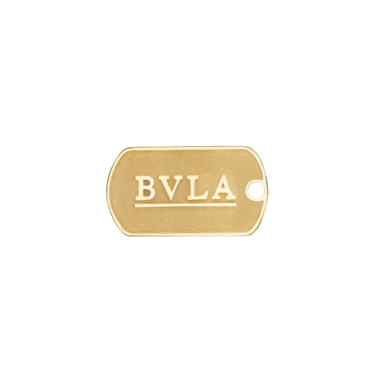 Necklace - 30x16mm Small BVLA Logo Dog Tag - Raised Outline and BVLA Logo with Sandblasted Hollows - Attached to 22in 1.5mm Bead Chain by 18GA Jump Ring - Lobster Claw Closure - 6x2mm BVLA Logo Tag Attached to Clasp