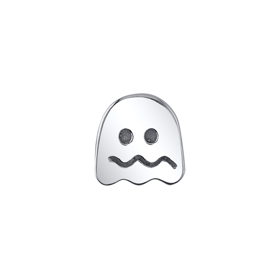 Pin with Sad Ghost - 6mm