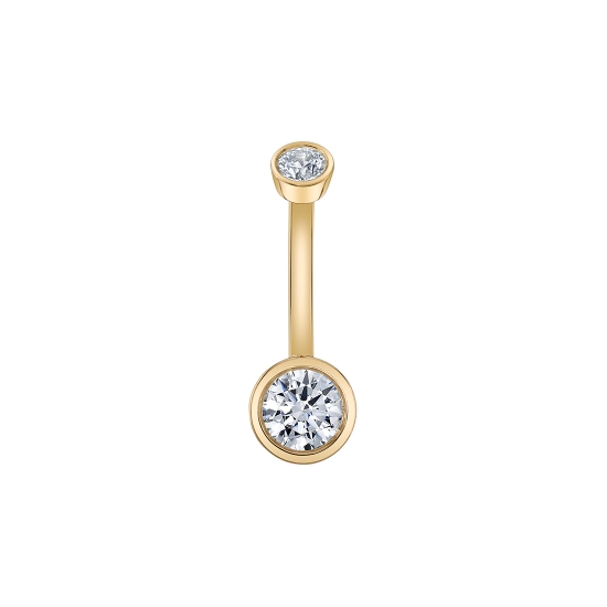 Pin with Flower 2 - 6mm - 1.75mm Gems
