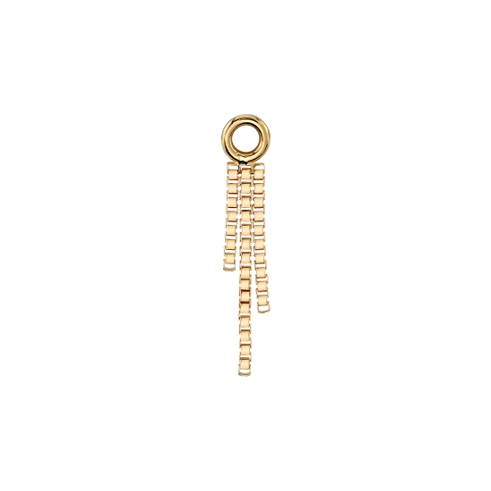 Charm - Alexas - 3 Lengths of .8mm Box Chain - 1/2in, 1in and 3/4in - Jump Ring To Fit Navel Facing Ring