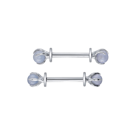 Threaded End with Falcon Paw Bead Prong - 4mm