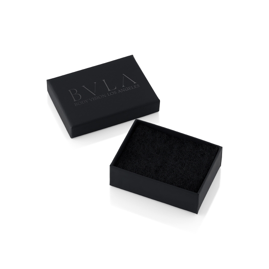 BVLA Box with Lid and Foam Insert – Black - 3.5x2.5x1in