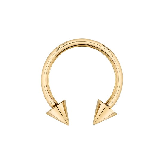 Circular Barbell with Threaded Spikes - 3x3mm