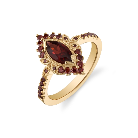 Custom Hinge Ring - Rebel Rose #1 - 16GA 5/16in with Milgrain Flower & Edges - 1.5mm Gem - 16GA Hinge