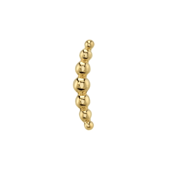 Threaded End with Graduating 7 Bead Arc - 7.5mm - 1.5mm Center Bead