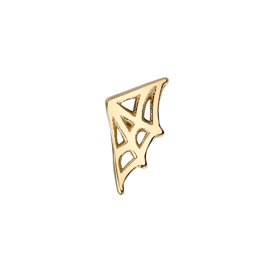 Pin with Spidey Sense - 5.5mm - Tiny Spiderweb Corner - LEFT FACING