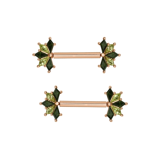 Threaded End with Spirit - 9.5x5mm - 5x 4x2mm Kite Prongs