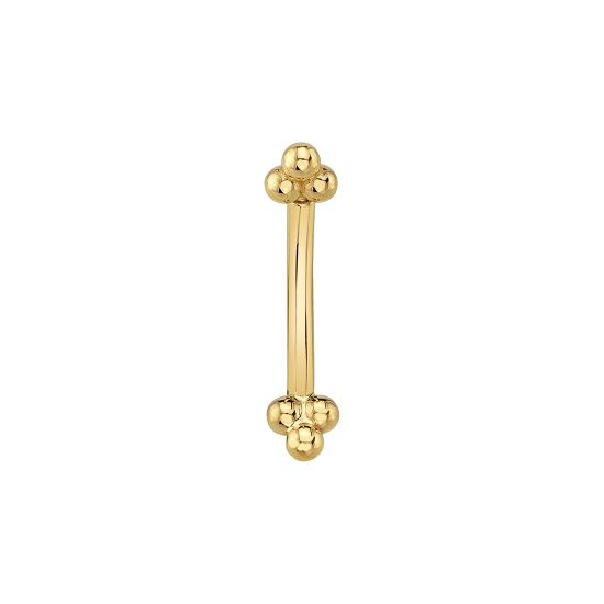 Pin with Tri Bead Cluster - 2.5mm Beads