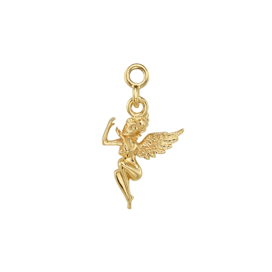 Threaded End with Angel on My Shoulder - 10mm - Whispering Feminine Angel - LEFT FACING