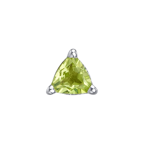 Pin with Trillion 3 V Prong Setting - 3mm Gem