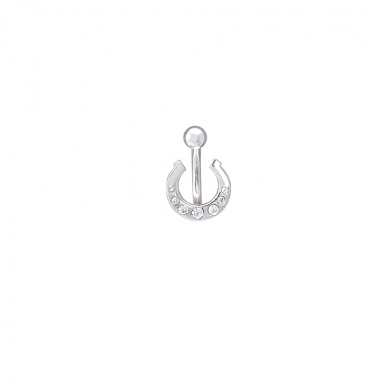 Pin with 2.5mm Round Cup Setting with 1.5mm Single Bead Accent