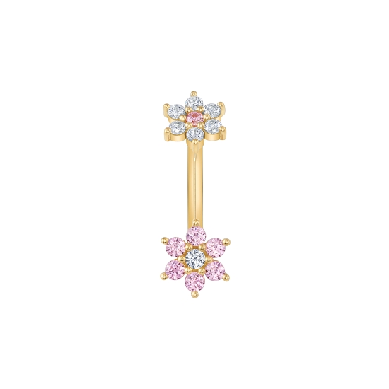 Pin with Hand Grenade - 6mm - Flush Set 1mm Gem