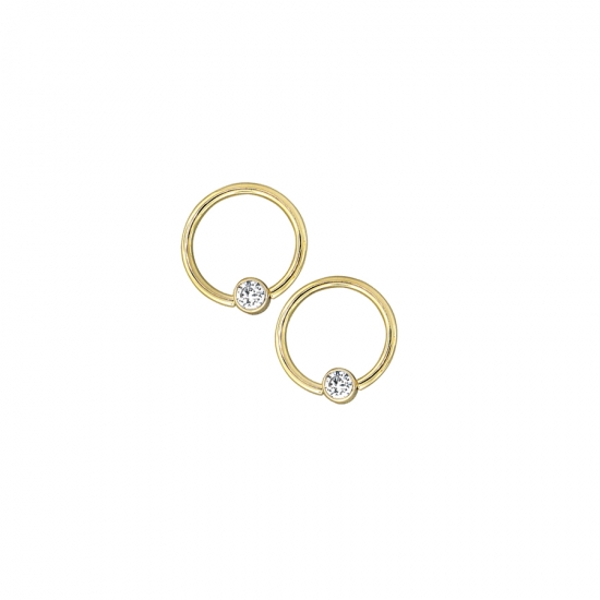 Pin with Round Bezel - 3mm