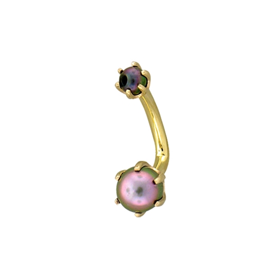 Custom Pin - 4mm Dome - PIN CENTERED ON ROUNDED SIDE - HAMMERED FRONT ONLY