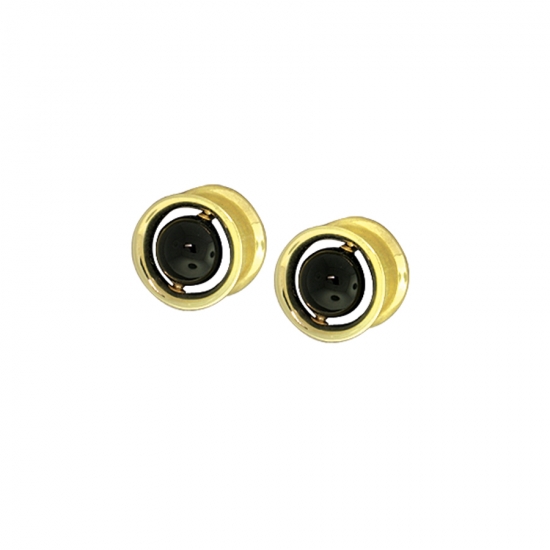 Pin with 1.5mm Tri Bezel Cluster and 1.25mm Bezel Dangle Attached by Platinum Chain