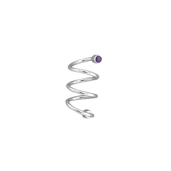 Charm with 2.5mm Bezel - Jump Ring to Attach to Navel Facing Ring