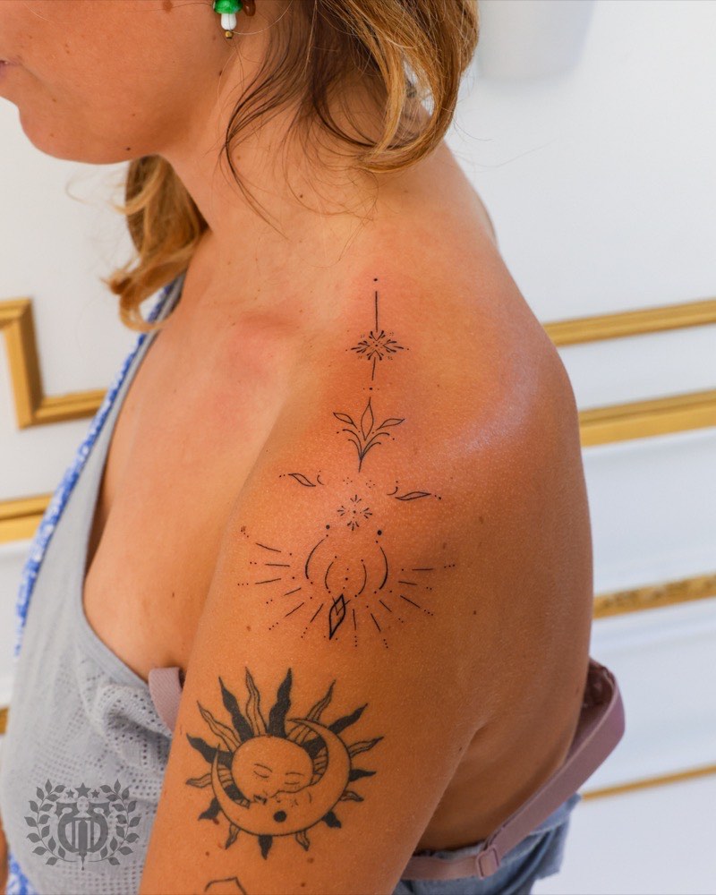 Minimalist tattoo example from Apollo