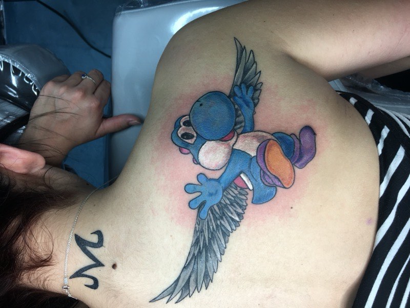 Sacred Heart tattoo concept example