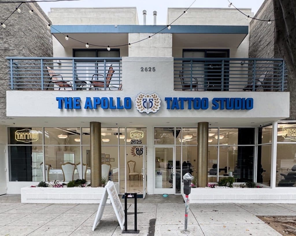 Apollo Tattoo Studio storefront
