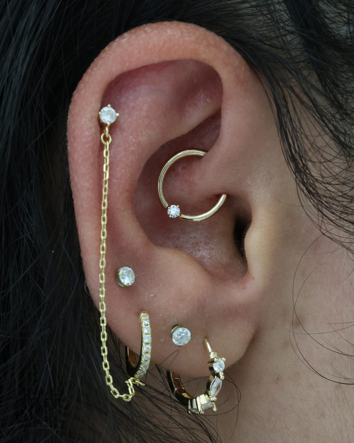 Daith piercing at Apollo Studio Los Angeles