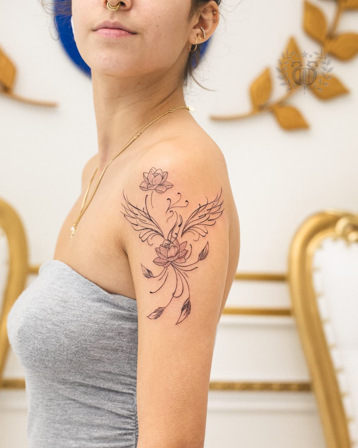 Fine line tattoo at Apollo Studio Los Angeles